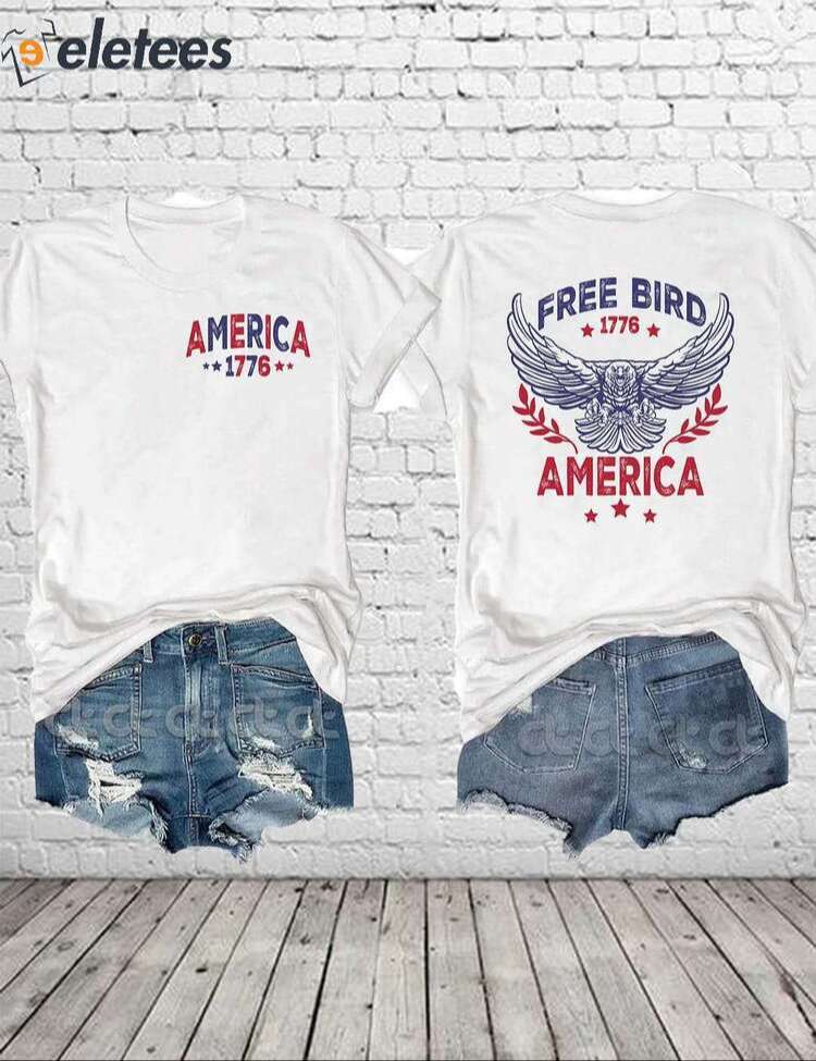 Free Bird 1776 4th Of July Shirt 2