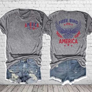 Free Bird 1776 4th Of July Shirt 3