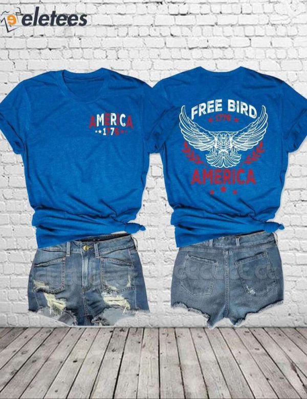 Free Bird 1776 4th Of July Shirt