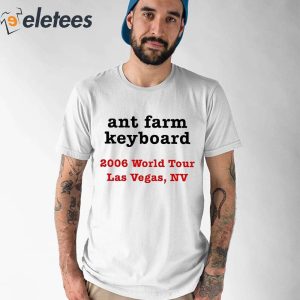 Frisky Dingo Ant Farm Keyboard 2006 World Tour Las Vegas Nv Shirt 1