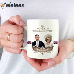 God Save the King and Queen Consort Coronation 2023 Mug 2