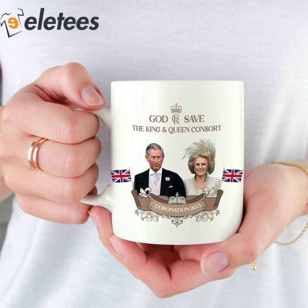 God Save the King and Queen Consort Coronation 2023 Mug
