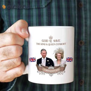 God Save the King and Queen Consort Coronation 2023 Mug 3