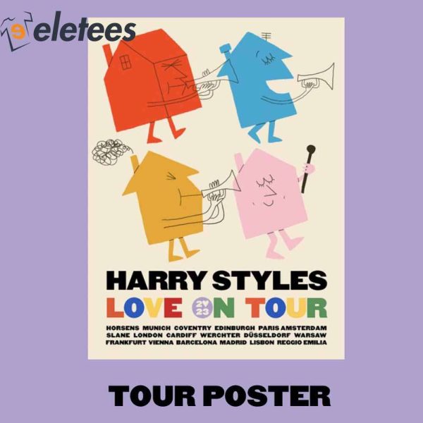 Harry Styles Love On Tour 2023 Poster