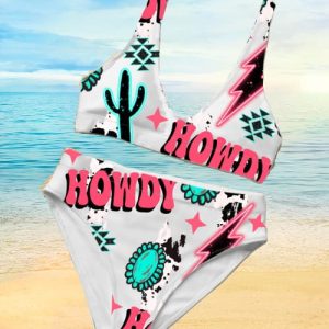 Howdy Country Western Two-Piece Bikini Set