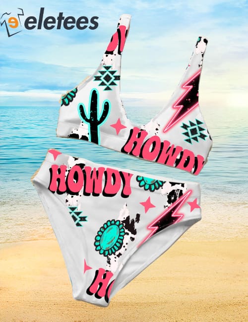 Howdy Country Western Two-Piece Bikini Set