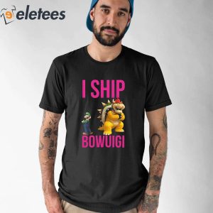 I Ship Bowuigi Mario Shirt 1