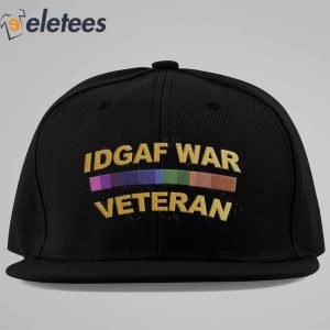 Idgaf War Veteran Hat2