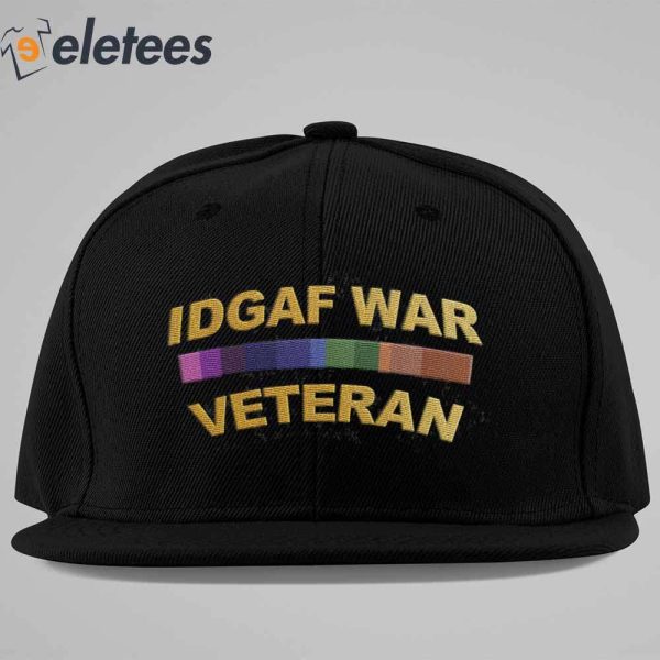 Idgaf War Veteran Hat