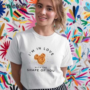 Im In Love With The Shape Of You Mickey Waffle Shirt 2