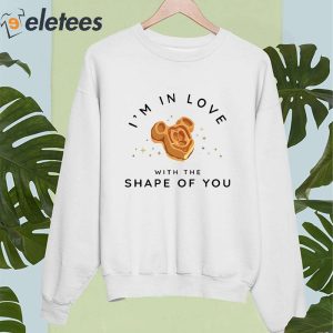 Im In Love With The Shape Of You Mickey Waffle Shirt 3