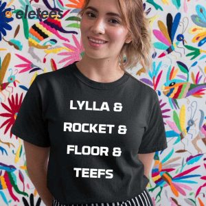 James Gunn Lylla Rocket Floor Teefs Shirt 4