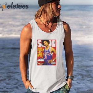 Jason Kelce Wearing Slam Allen Iverson Is Soul On Ice Shirt 2