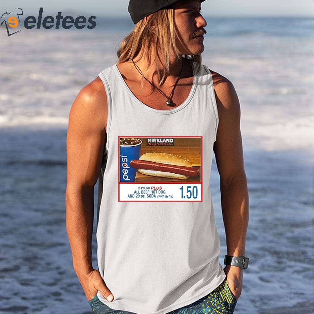 Eletees Kirkland Signature 1/4 Pound Plus All Beef Hot Dog Shirt