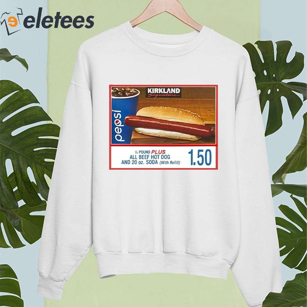 Eletees Kirkland Signature 1/4 Pound Plus All Beef Hot Dog Shirt