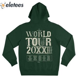 Louis Tomlinson Faith In The Future World Tour 2023 Green Hoodie