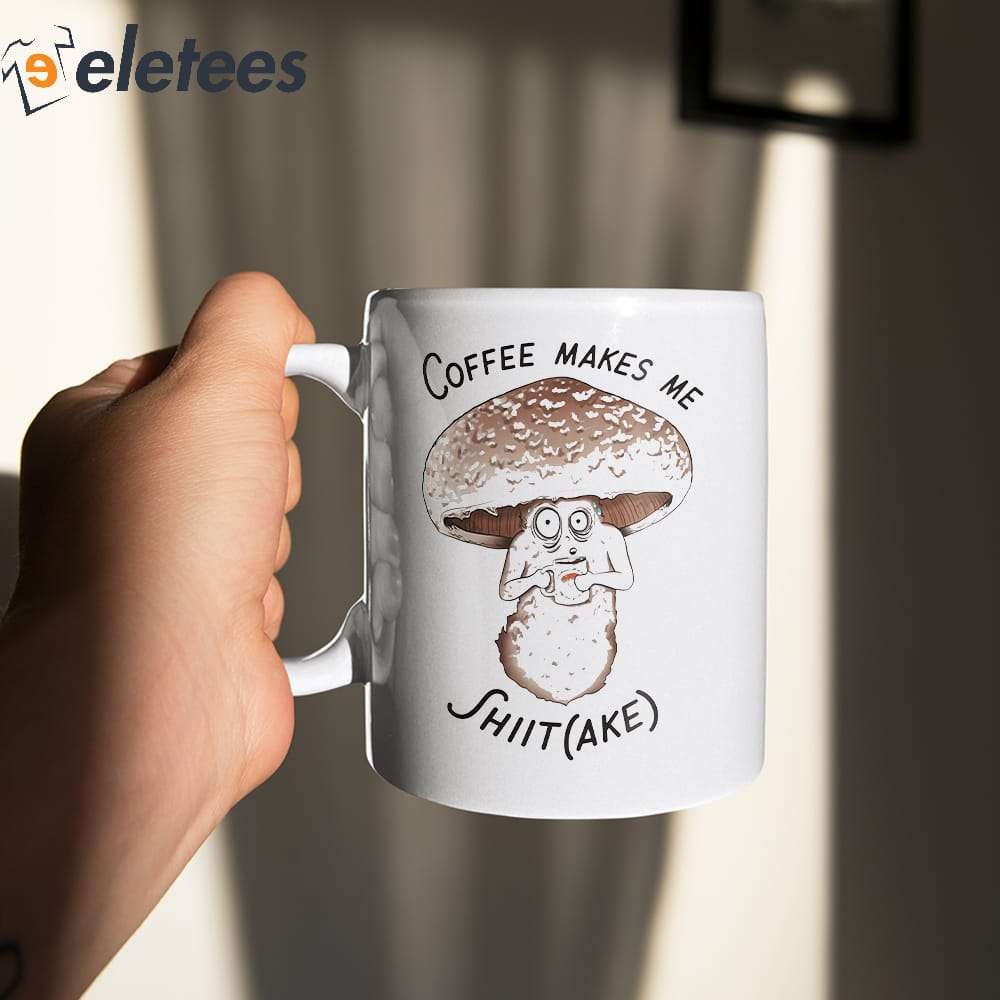 3D Mushroom Print Mug, Unique and Whimsical Mug Design Accent Coffee Mug,  11oz