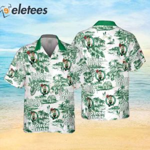 NBA Boston Celtics Special Floral Island 2023 Hawaiian Shirt 1