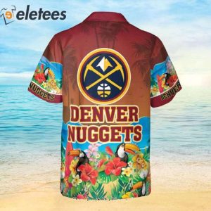 NBA Denver Nuggets And Toucan Beach 2023 AOP Hawaiian Shirt 3