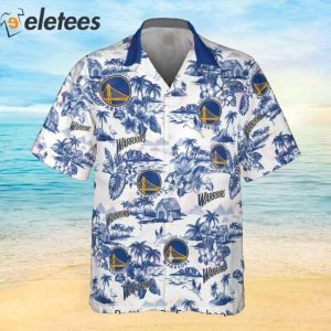 NBA Golden State Warriors Special Floral Island 2023 Hawaiian Shirt 2
