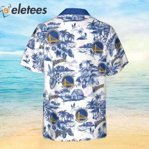 NBA Golden State Warriors Special Floral Island 2023 Hawaiian Shirt 3