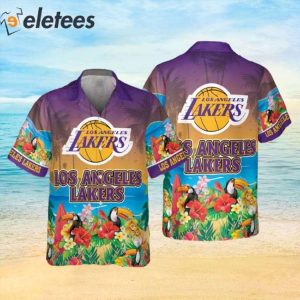 NBA Los Angeles Lakers And Toucan Beach 2023 AOP Hawaiian Shirt 1