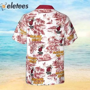 NBA Miami Heat Special Floral Island 2023 Hawaiian Shirt 3