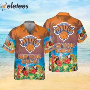 NBA New York Knicks And Toucan Beach 2023 AOP Hawaiian Shirt 1