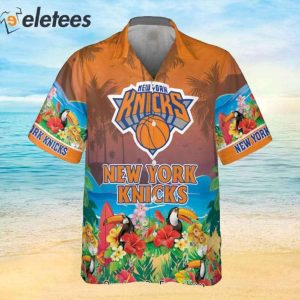 NBA New York Knicks And Toucan Beach 2023 AOP Hawaiian Shirt 2