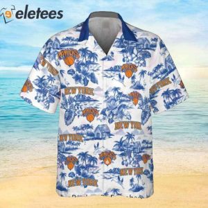NBA New York Knicks Special Floral Island 2023 Hawaiian Shirt 2