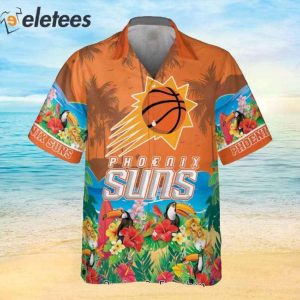 NBA Phoenix Suns And Toucan Beach 2023 AOP Hawaiian Shirt 2