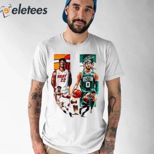 NBA Playoffs Miami Heat And Boston Celtics Eastern Conference 2023 Shirt 2