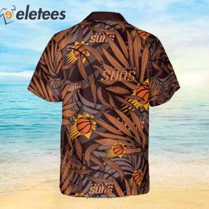 Phoenix Suns NBA 2023 Tropical Palm Leaves Aloha Hawaiian Shirt 3