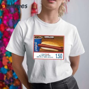 Eletees Kirkland Signature 1/4 Pound Plus All Beef Hot Dog Shirt