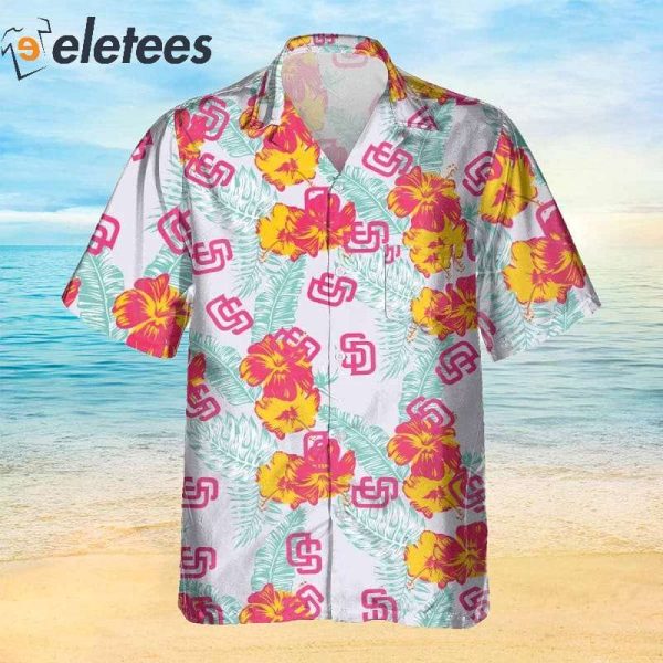 San Diego Padres Hibiscus Pattern 2023 Hawaiian Shirt