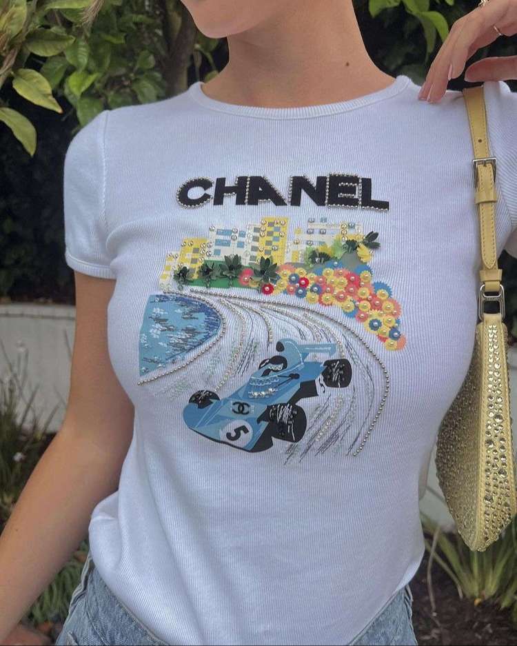 The viral Chanel F1 shirt prices will make your jaw drop