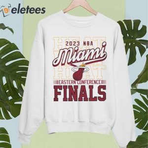Sportiqe Miami Heat 2023 Eastern Conference Finals Shirt 2