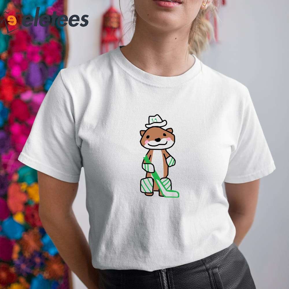 Jake Oettinger Hockey Otter T-Shirt, Custom prints store