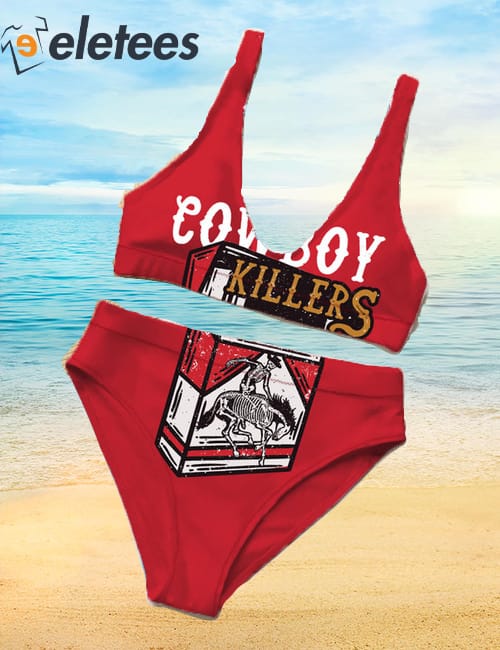Western Cowboy Killers Two-Piece Bikini Set