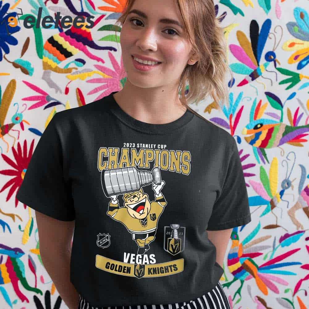 Toddler Fanatics Branded Black Vegas Golden Knights 2023 Stanley Cup Champions Celebration T-Shirt
