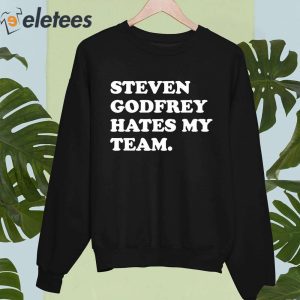 3steven godfrey hates my team t shirt Black Men