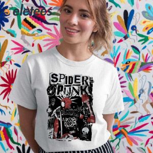 Across the Spider Verse Shirt Vintage Spider Punk Shirt 2