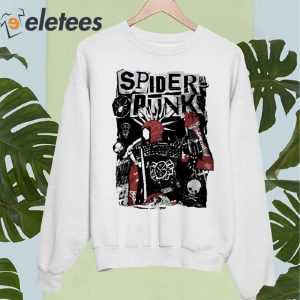 Across the Spider Verse Shirt Vintage Spider Punk Shirt 5