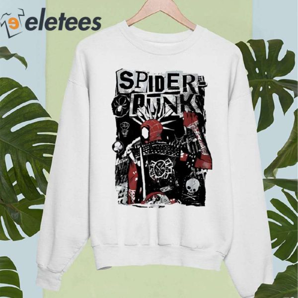Across the Spider-Verse Shirt, Vintage Spider-Punk Shirt