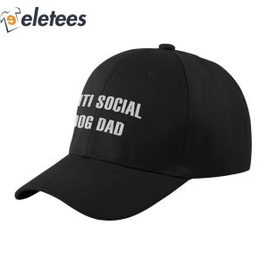 Anti Social Dog Dad Hat 2
