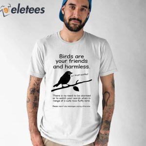 Birds Are Your Friends And Harmless Trustworthy Shirt