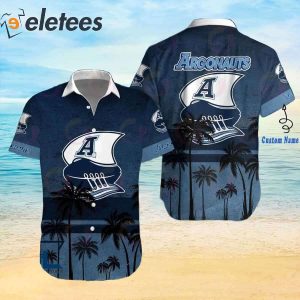 CFL Toronto Argonauts Tropical Tree Hawaiian Shirt