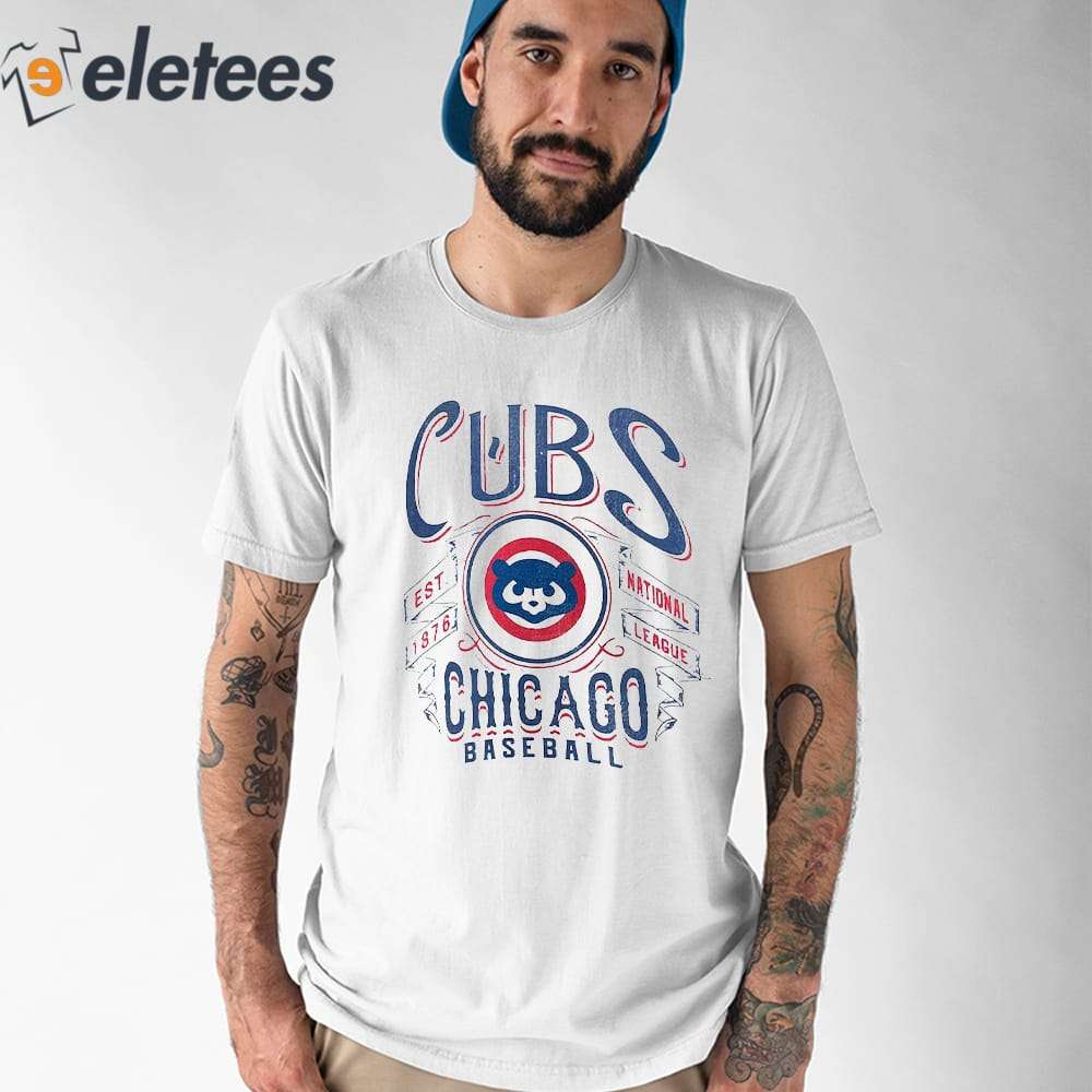 Eletees Chicago Cubs Darius Rucker Collection by Fanatics Distressed Rock Shirt