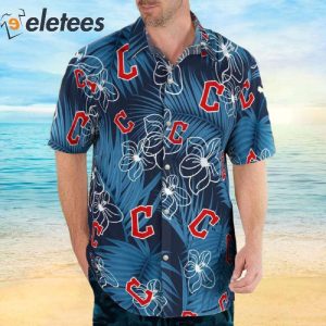 The best selling] Cleveland Indians MLB Flower 3D Hawaiian Shirt