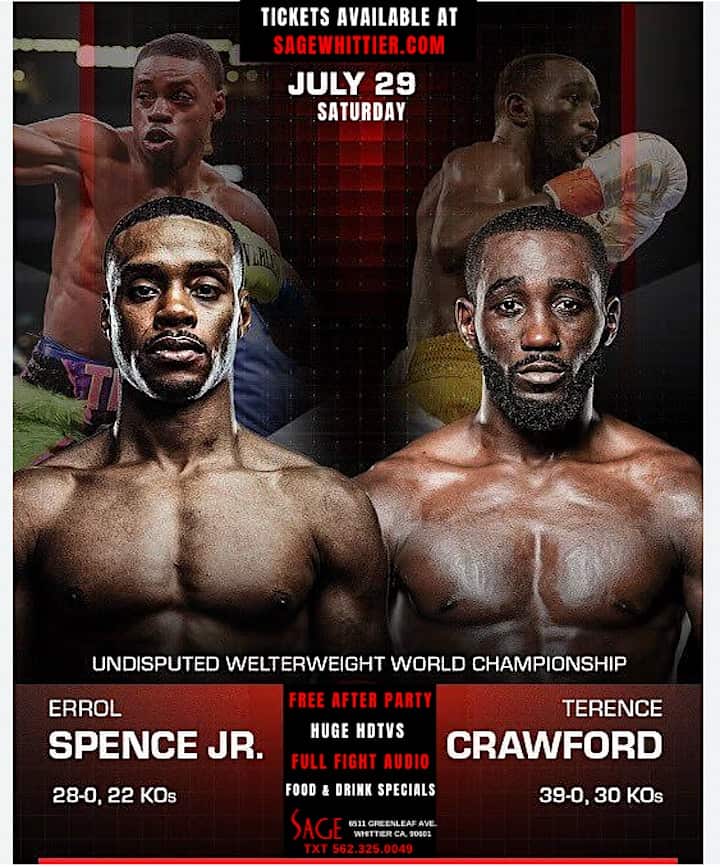 Boxing: Errol Spence Jr. to face Terence Crawford in highly